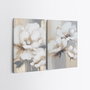 Wallity 2KNV4235 Cuadros Decorativos en Lienzo (2 Piezas) 50 x 70 cm